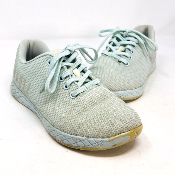 No Bull Sneakers Womens 7.5 Blue Glass Trainers SuperFabric Gym Athletic Lifting - Picture 1 of 11